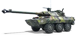 AMX10 RC tank in World of Tanks: HEAT