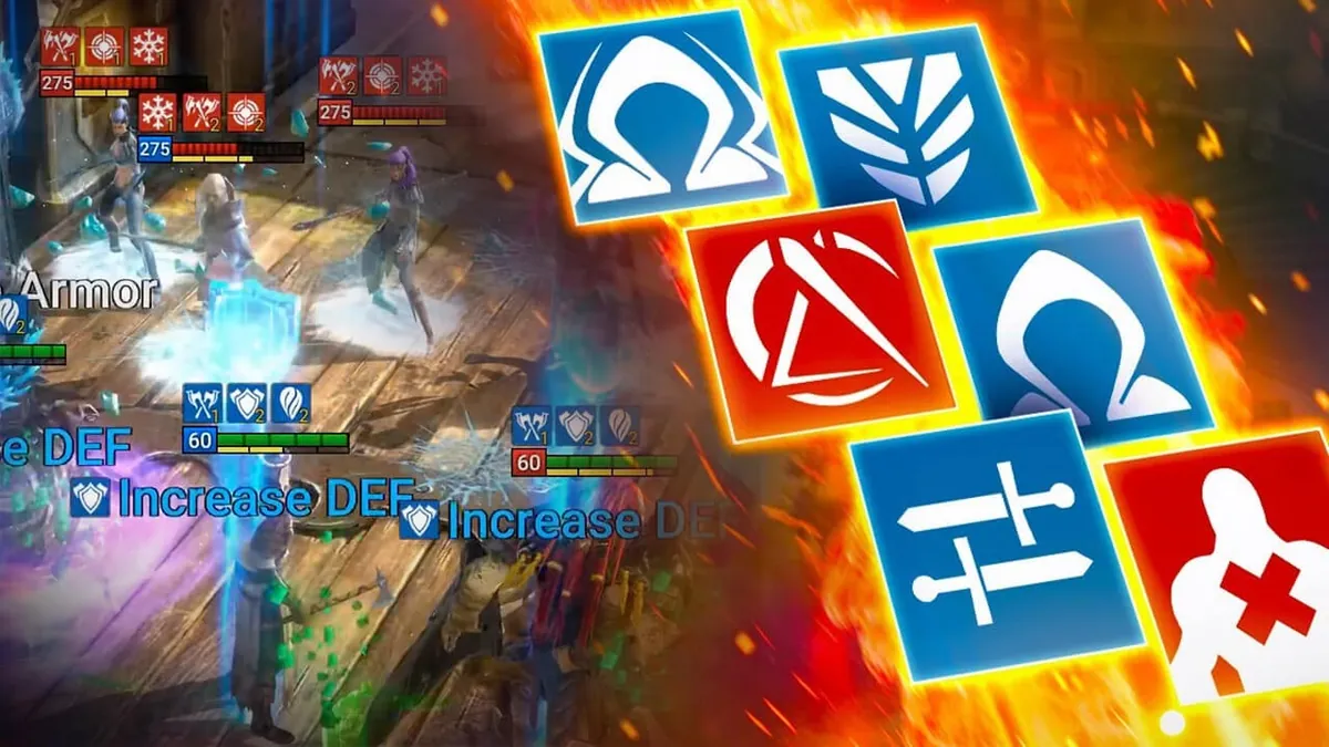 Buffs and debuffs in Raid