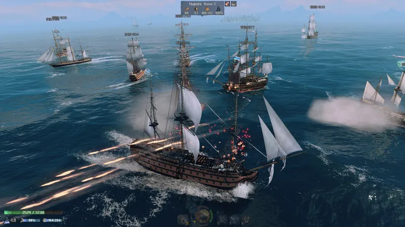 World of Sea Battle port view